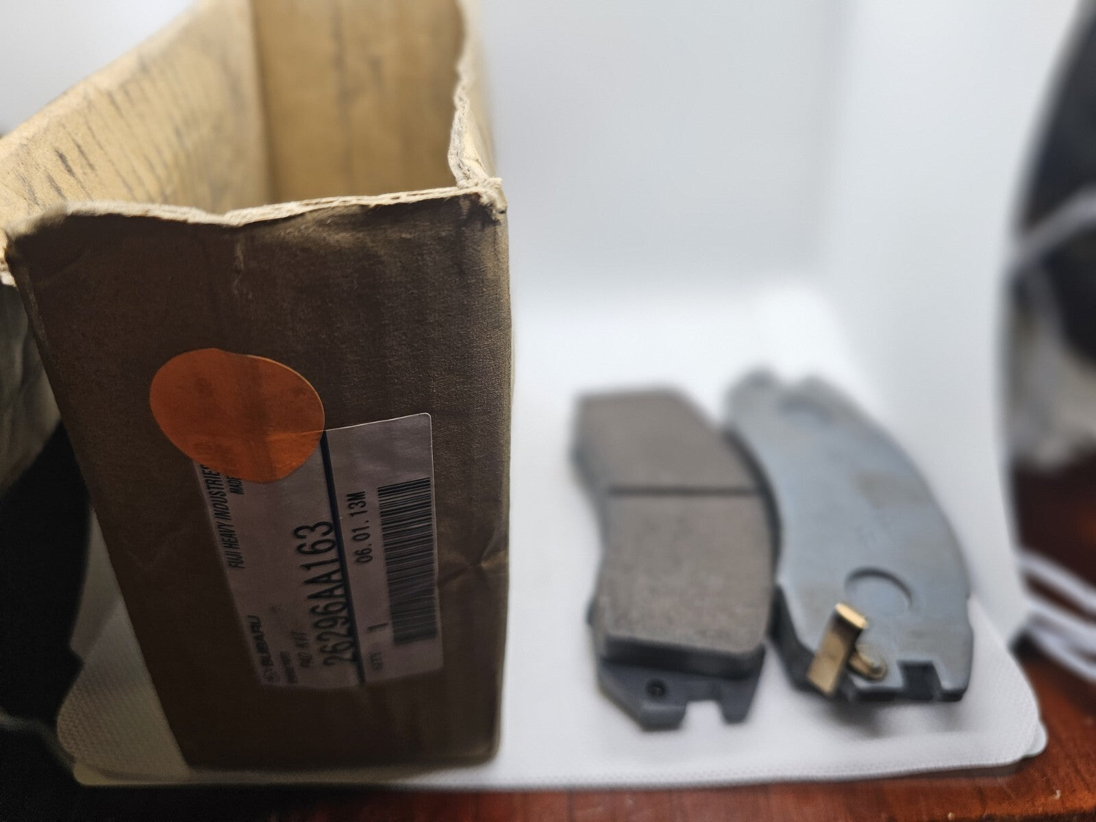 26296AA163 Subaru Genuine Parts - Liberty brake pad kit '95-'99