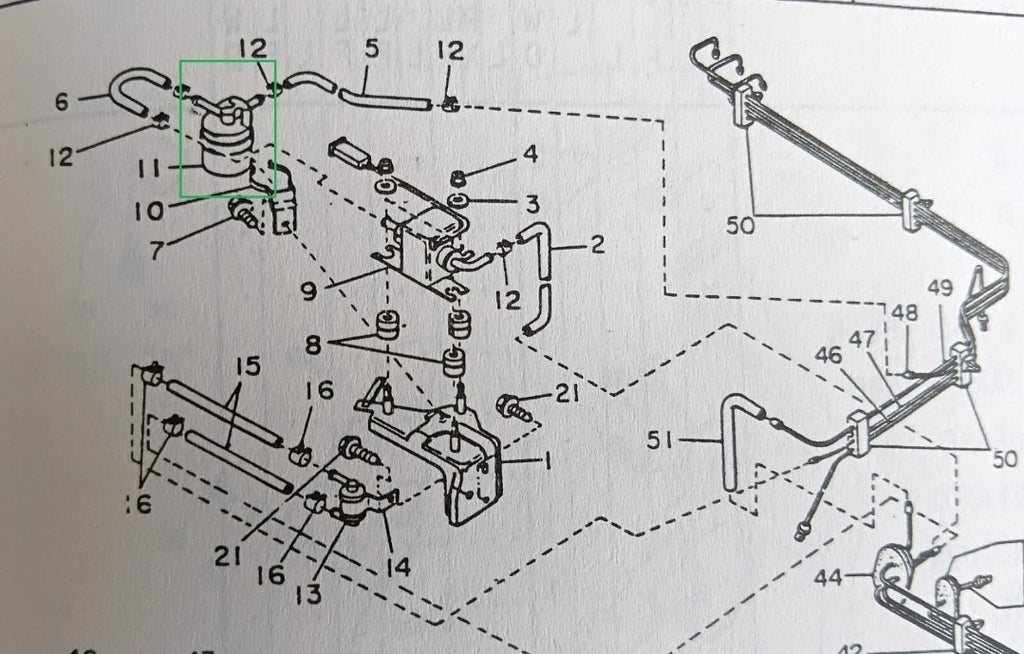 GENUINE Subaru Brumby Fuel Filter NEW