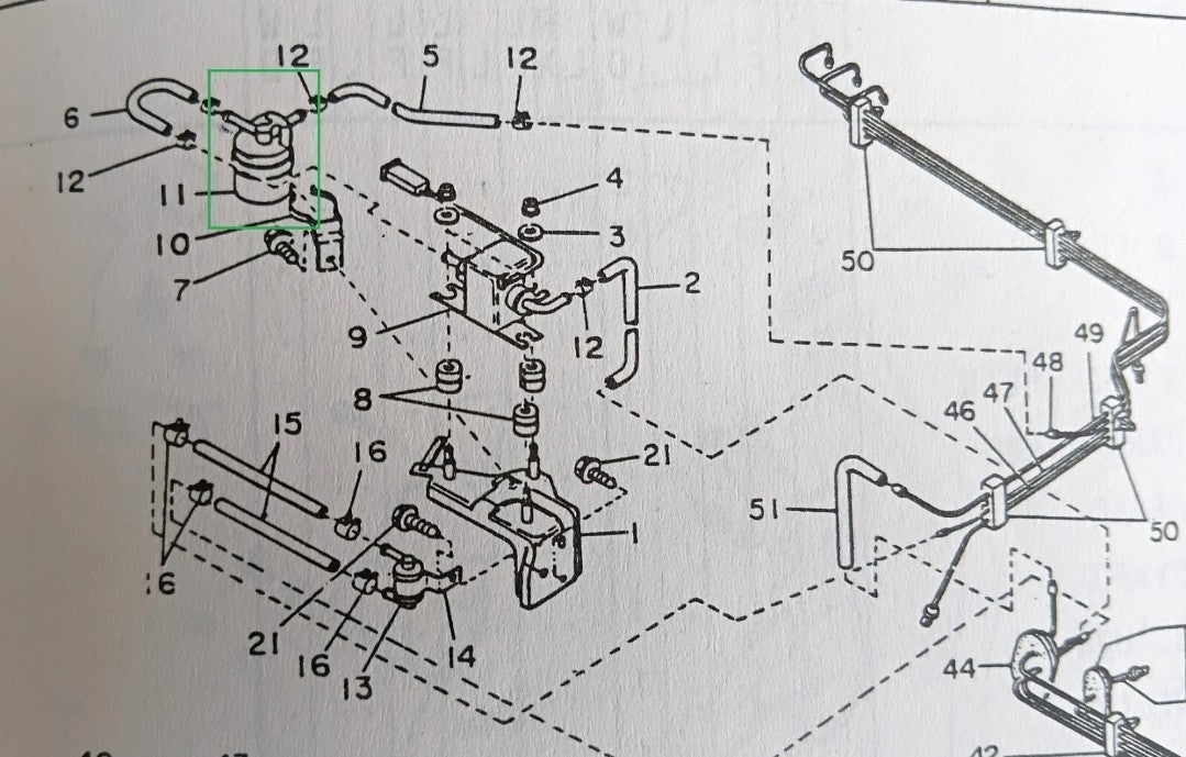 GENUINE Subaru Brumby Fuel Filter NEW