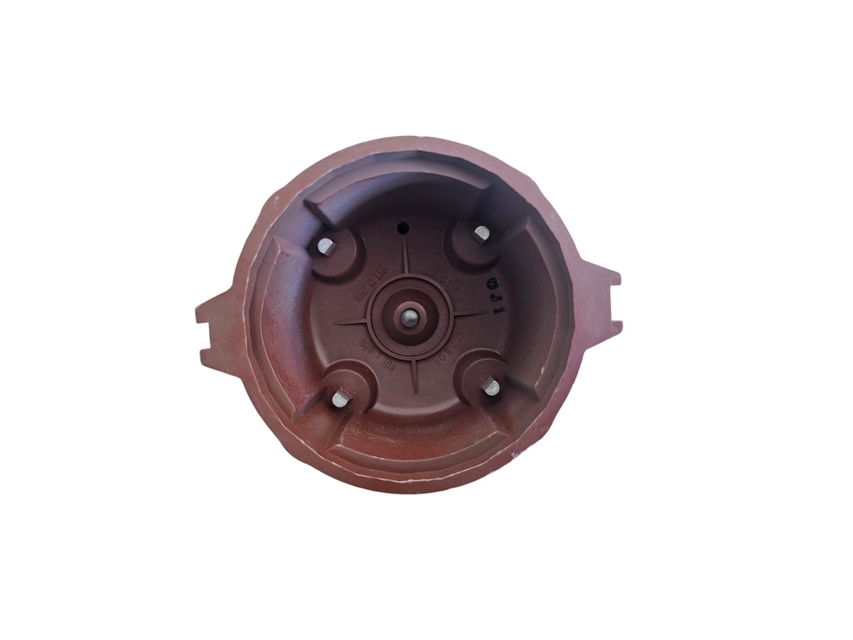Addicted To Subi EA82 Nippon Denso distributor cap, brown plastic housing with internal metal contact points