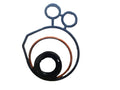 Addicted To Subi oil pump seal kit for Subaru EA82 L-series engines featuring blue, orange, and black rubber gaskets