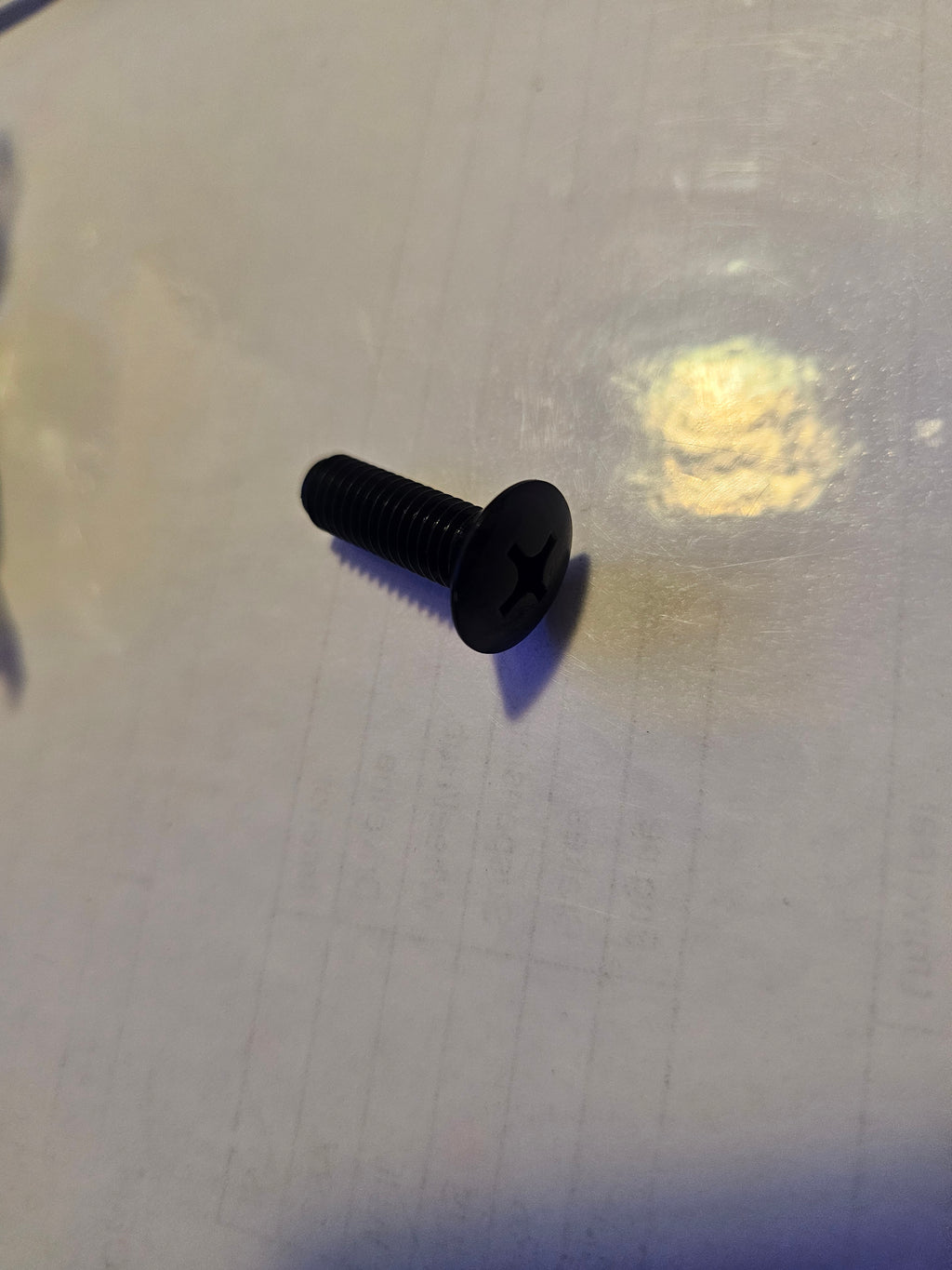 Rear view mirror plastic screw EA81 GENUINE NOS