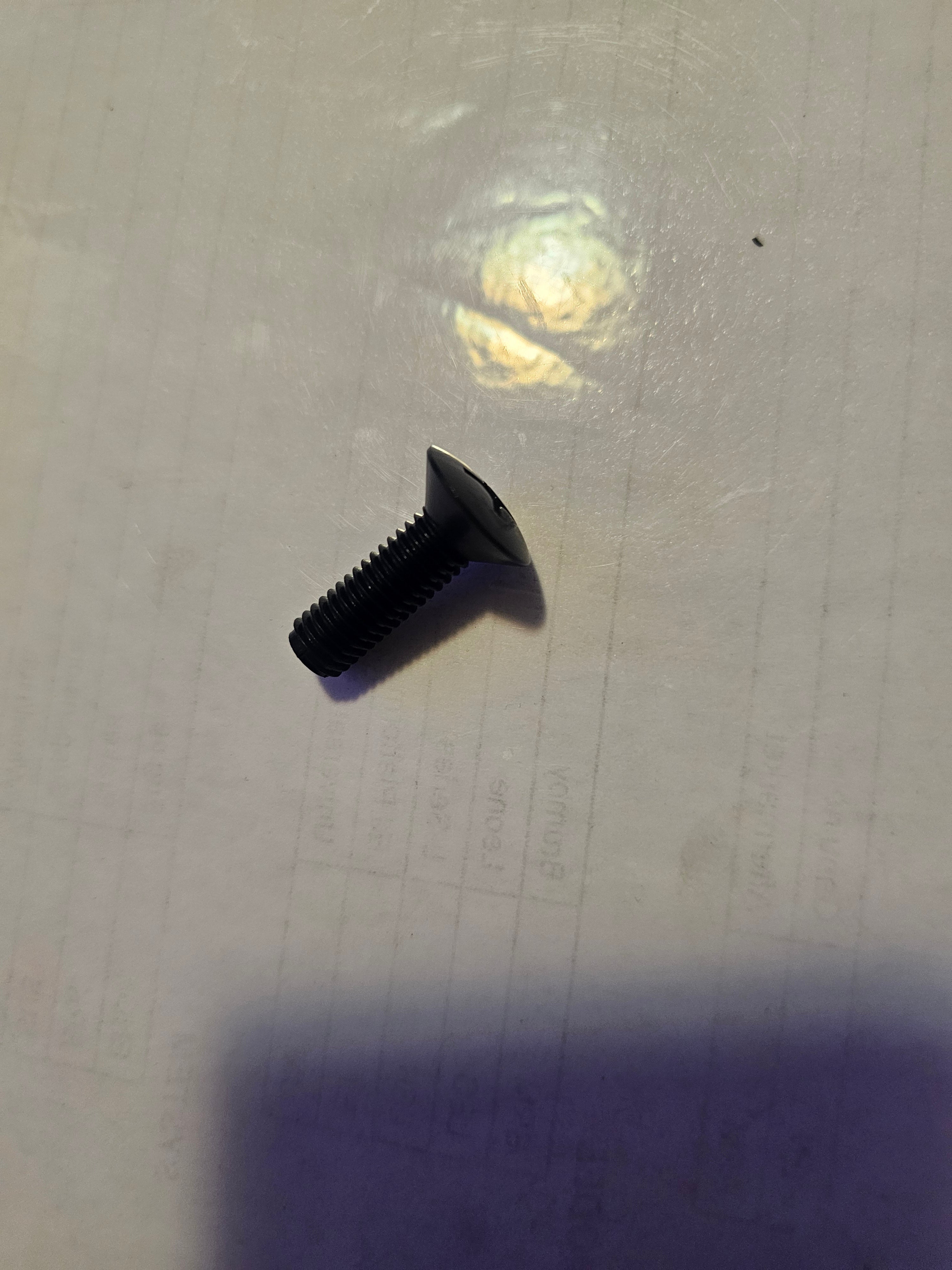 Rear view mirror plastic screw EA81 GENUINE NOS
