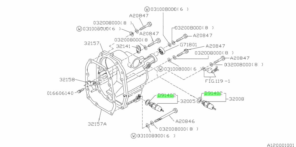 brumby 4mt reverse switch gasket/washer